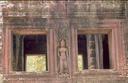 Temple windows and figure.